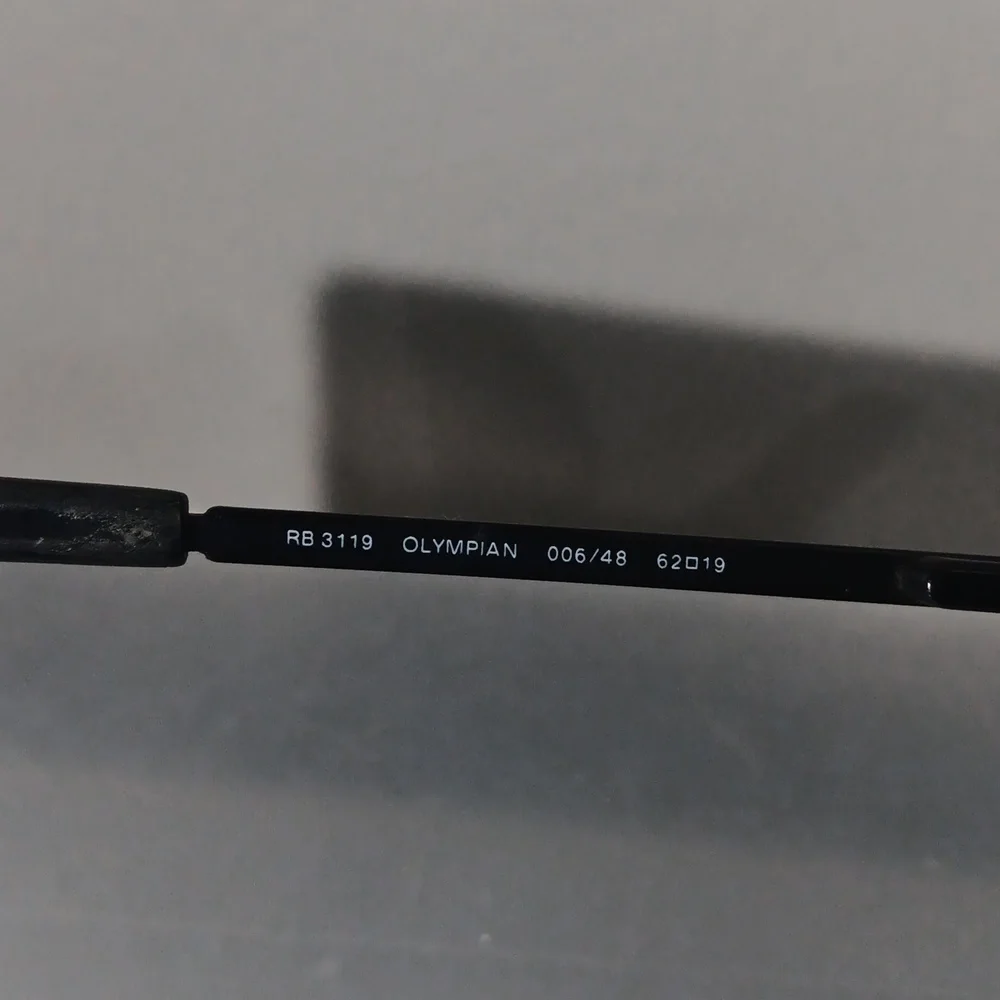 Ray-Ban Black Olympian Sunglasses Polarized, flex - Picture 7 of 9